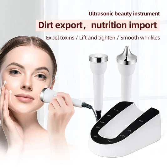 Ultrasonic Facial Lifting & Cleansing Beauty Device