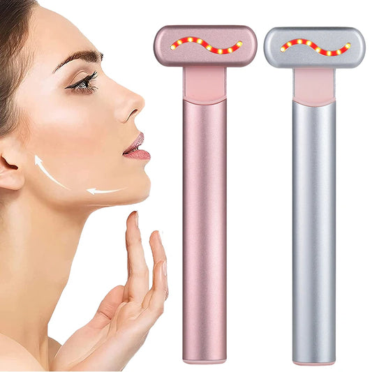 EMS Microcurrent Face Lifting & Red Light Therapy Wand