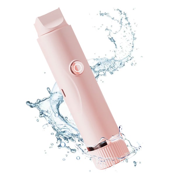 Electric Bikini Trimmer for Women, 2 in 1 Body & Facial Hair Removal, Waterproof Wet & Dry Use Trimmer for Women